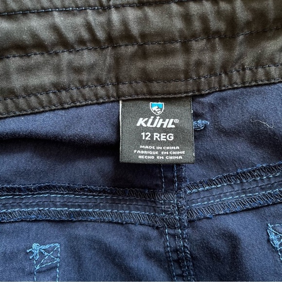 Kuhl Womens Splash Metro Pants Size 12 Roll Up Convertible Navy Hiking - Picture 9 of 14